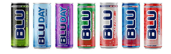 BLU Energy Drink Products