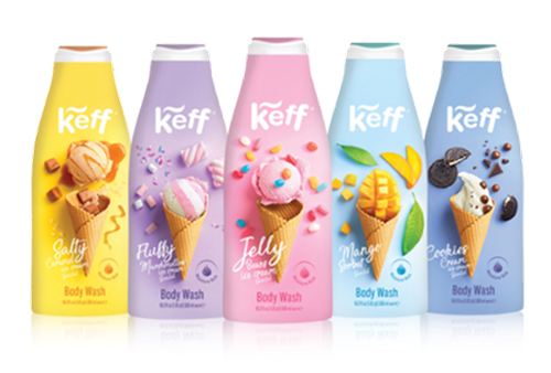 Keff Body Wash Products